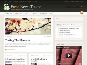 fresh-news theme