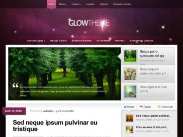 glow theme