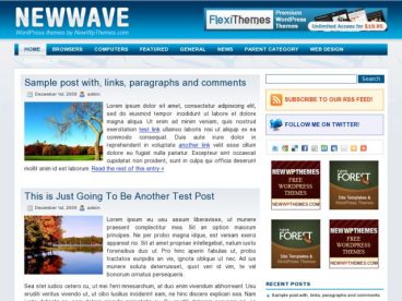 new-wave theme