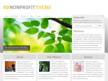 nonprofit-organic theme