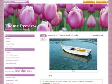 pink-tulip theme