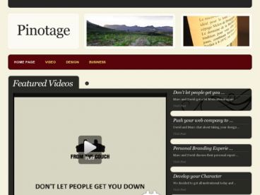 pinotage theme