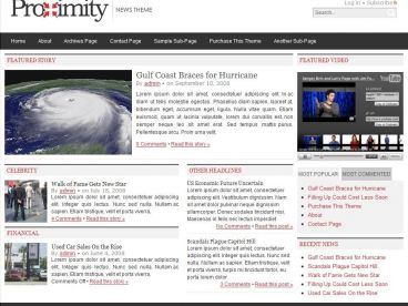 proximity-news theme