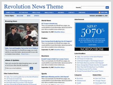 news-revolution theme