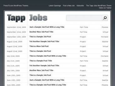 tapp-jobs theme