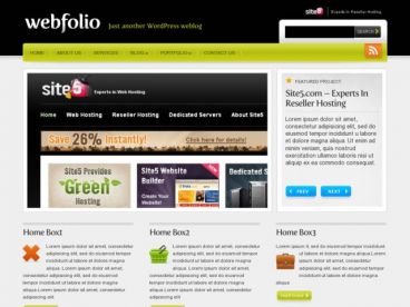 webfolio theme