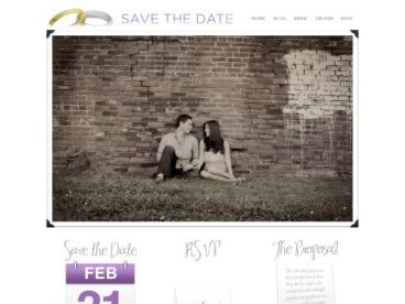 save-the-date theme