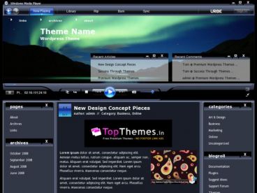 windows-media-player theme