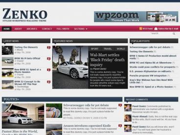 zenko-magazine theme