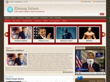 zinmag-futura theme