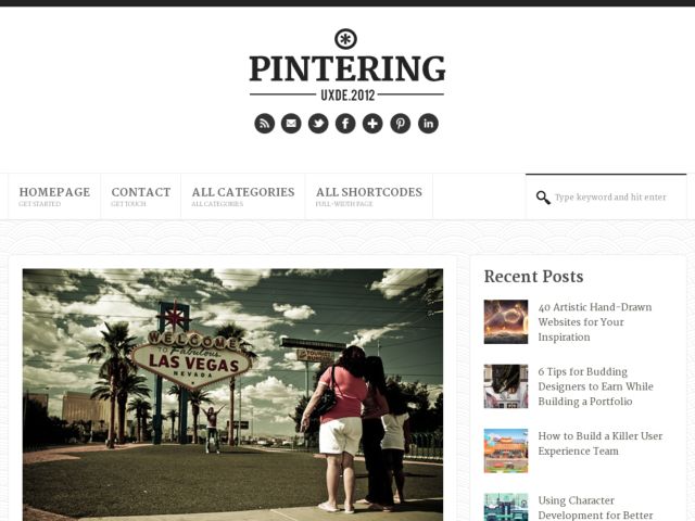 slijtage plein Messing Pintering WordPress Theme - MeThemes